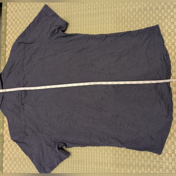 NWT Faherty Sunwashed Knit Organic Cotton Short Sleeve Shirt Nevy Men's Size Med - Picture 7 of 8